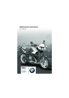 BMW R1150R Rockster- Maintenance Instructions EN 2002-0